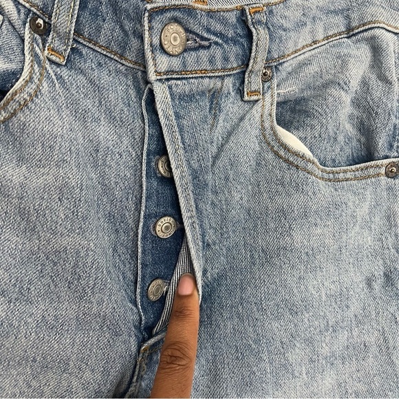 Boyish The Dempsey High Rise Straight Leg Jeans Big Sleep Wash 26 - Picture 6 of 11